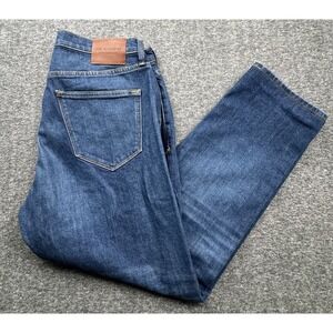 Ace & Rivington Men’s Slim Straight Jeans — Mid Blue